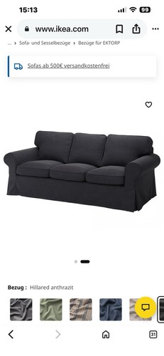 Ektorpbezug 3er sofa - ektorpbezug, hillared