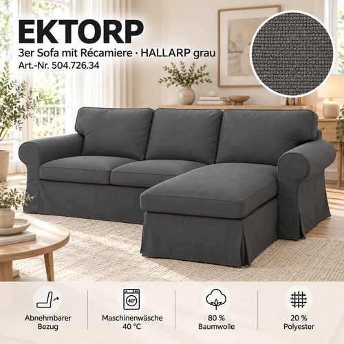 Ikea ektorp sofa - sofa, bezug